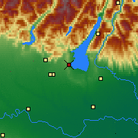 Nearby Forecast Locations - Lake Garda - Mapa