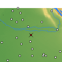 Nearby Forecast Locations - Ludhiana - Map