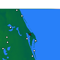 Nearby Forecast Locations - C. Canaveral - Mapa