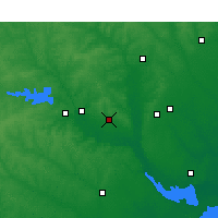 Nearby Forecast Locations - Congaree - Mapa