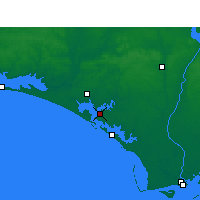 Nearby Forecast Locations - Panama City - Mapa