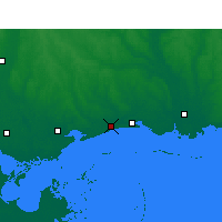 Nearby Forecast Locations - Gulfport - Map