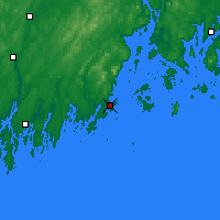 Nearby Forecast Locations - Rockland - Mapa