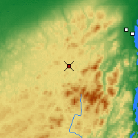 Nearby Forecast Locations - Saranac Lake - Map