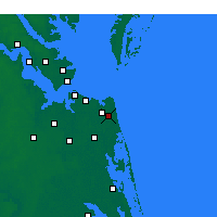 Nearby Forecast Locations - Oceana - Map