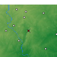 Nearby Forecast Locations - Asheboro - Map