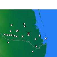 Nearby Forecast Locations - Harlingen - Map