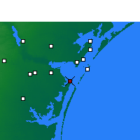 Nearby Forecast Locations - Flour Bluff - Map