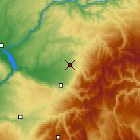 Nearby Forecast Locations - Walla Walla - Mapa