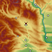 Nearby Forecast Locations - Ellensburg - Mapa