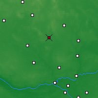 Nearby Forecast Locations - Ciechanów - Map