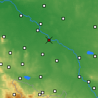 Nearby Forecast Locations - Brzeg - Map
