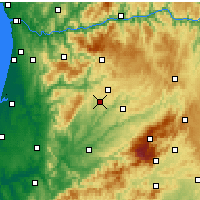 Nearby Forecast Locations - Tondela - Mapa