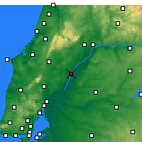 Nearby Forecast Locations - Santarém - Mapa