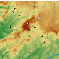 Nearby Forecast Locations - Covilhã - Mapa