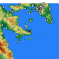 Nearby Forecast Locations - Poros - Mapa