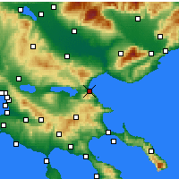 Nearby Forecast Locations - Stavros - Map