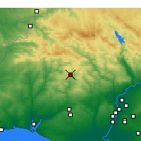Nearby Forecast Locations - Nerva - Mapa