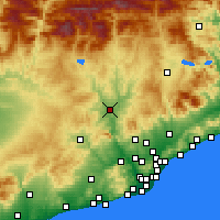 Nearby Forecast Locations - Manresa - Map