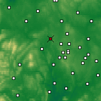 Nearby Forecast Locations - Telford - Map