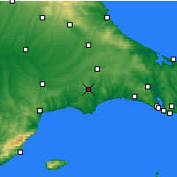 Nearby Forecast Locations - Çorlu - Map