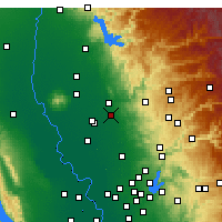 Nearby Forecast Locations - Marysville AF - Mapa