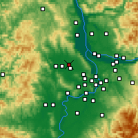 Nearby Forecast Locations - Hillsboro - Map