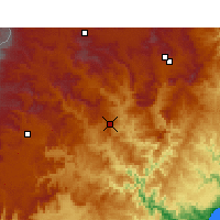 Nearby Forecast Locations - Mount Frere - Map