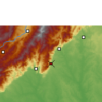 Nearby Forecast Locations - El Doncello - Mapa