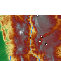 Nearby Forecast Locations - Anzá - Map