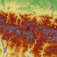 Nearby Forecast Locations - Baqueira-Beret - Map