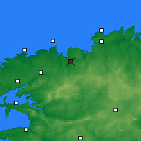 Nearby Forecast Locations - Morlaix - Map