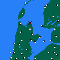 Nearby Forecast Locations - Den Oever - Map