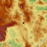 Nearby Forecast Locations - Mitrovica - Map