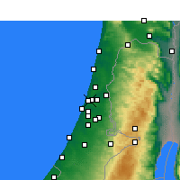 Nearby Forecast Locations - Ramat Gan - Map