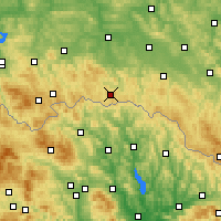 Nearby Forecast Locations - Żydowskie - Map