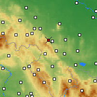 Nearby Forecast Locations - Dzierżoniów - Map