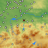 Nearby Forecast Locations - Kęty - Map