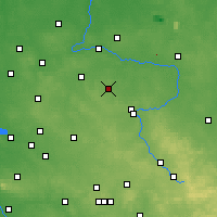 Nearby Forecast Locations - Kłobuck - Map