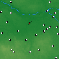 Nearby Forecast Locations - Sochaczew - Map