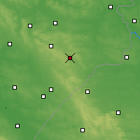 Nearby Forecast Locations - Tomaszów Lubelski - Map