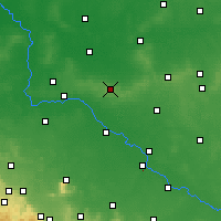 Nearby Forecast Locations - Trzebnica - Map