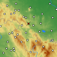 Nearby Forecast Locations - Żdanów - Mapa