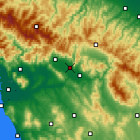Nearby Forecast Locations - Prato - Mapa