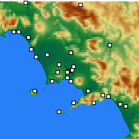Nearby Forecast Locations - Afragola - Map