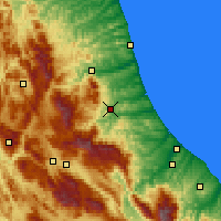 Nearby Forecast Locations - Teramo - Map