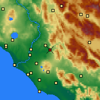 Nearby Forecast Locations - Tivoli - Map