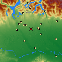 Nearby Forecast Locations - Rho - Map