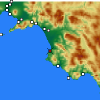 Nearby Forecast Locations - Agropoli - Mapa