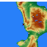 Nearby Forecast Locations - Amantea - Mapa